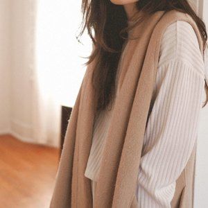 NEW Clyde Vest in Fawn Heavyweight Wool